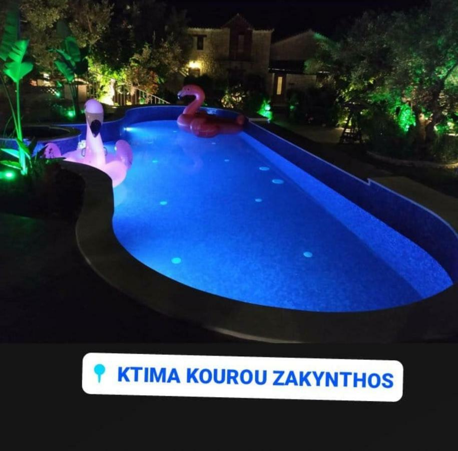 Ktima Kourou Pensionat Plános Exteriör bild